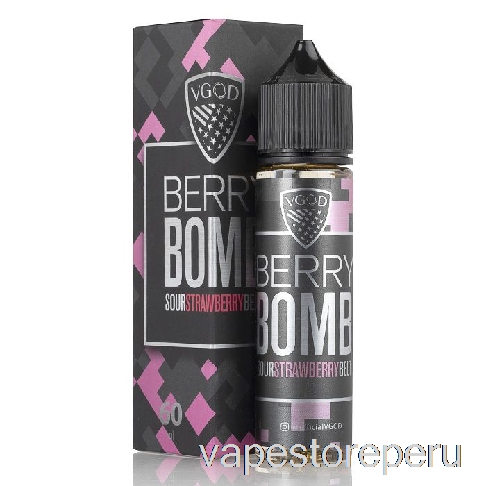 Bomba De Bayas Desechable Para Vape - E-líquido Vgod - 60ml 0mg